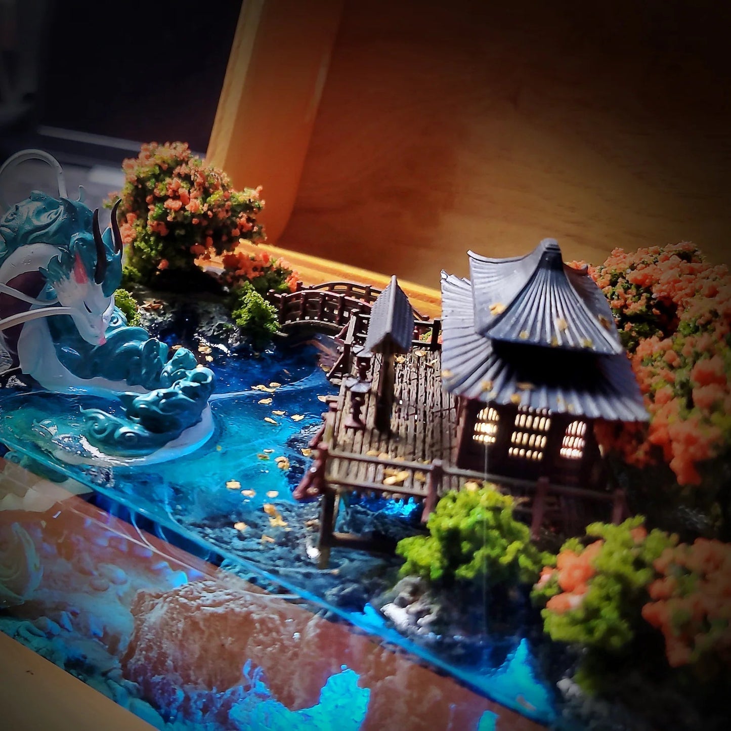 Dragon Haku Ghibli Japan Temp Diorama Treasure Mistery Box Gift