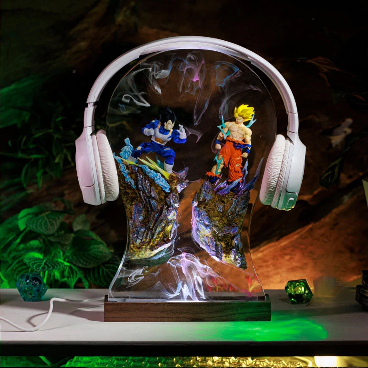 Dragon Ball Vegeta Goku Headphone Stand