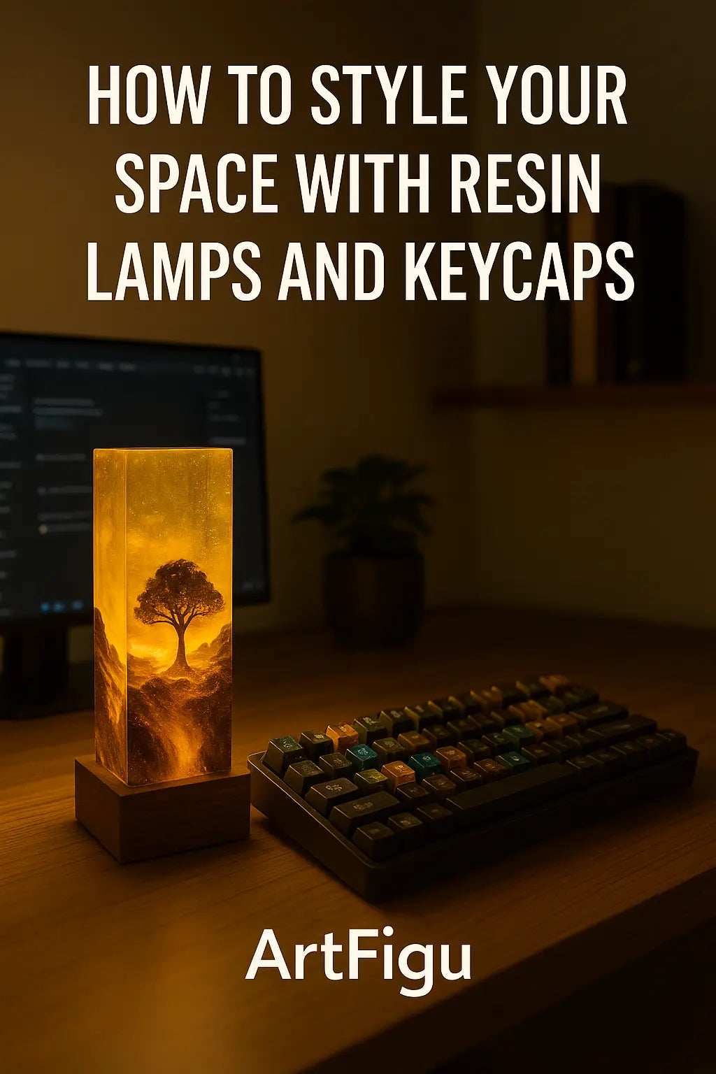 How to Style Your Space with Resin Lamps and Keycaps