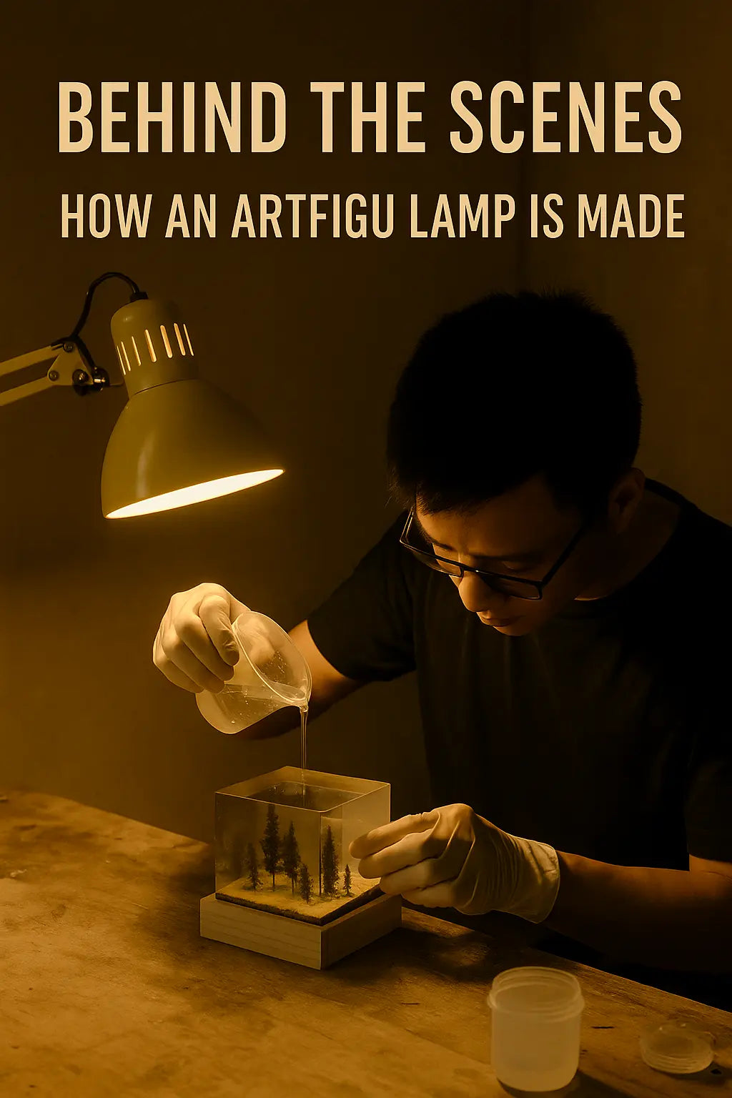Behind the Scenes – How an ArtFigu Resin Lamp Is Made