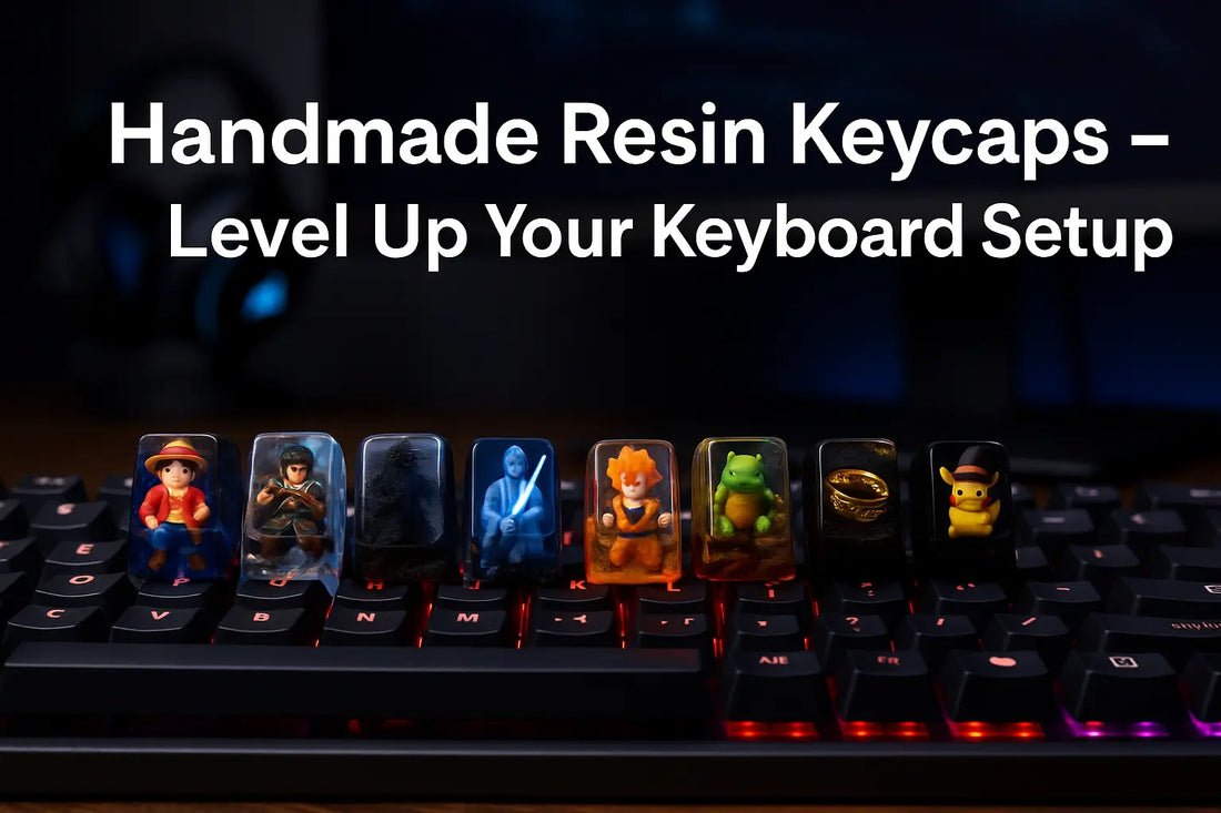 Handmade Resin Keycaps – Level Up Your Keyboard Setup.