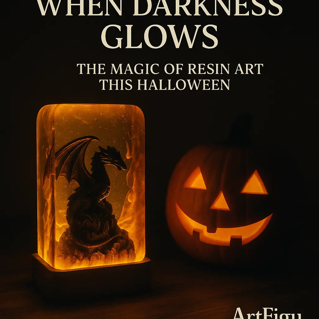 When Darkness Glows – The Magic of Resin Art This Halloween