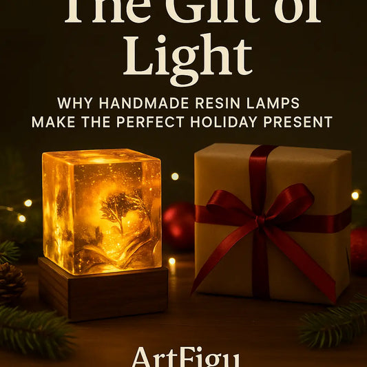 The Gift of Light – Why Handmade Resin Lamps Make the Perfect Holiday Present