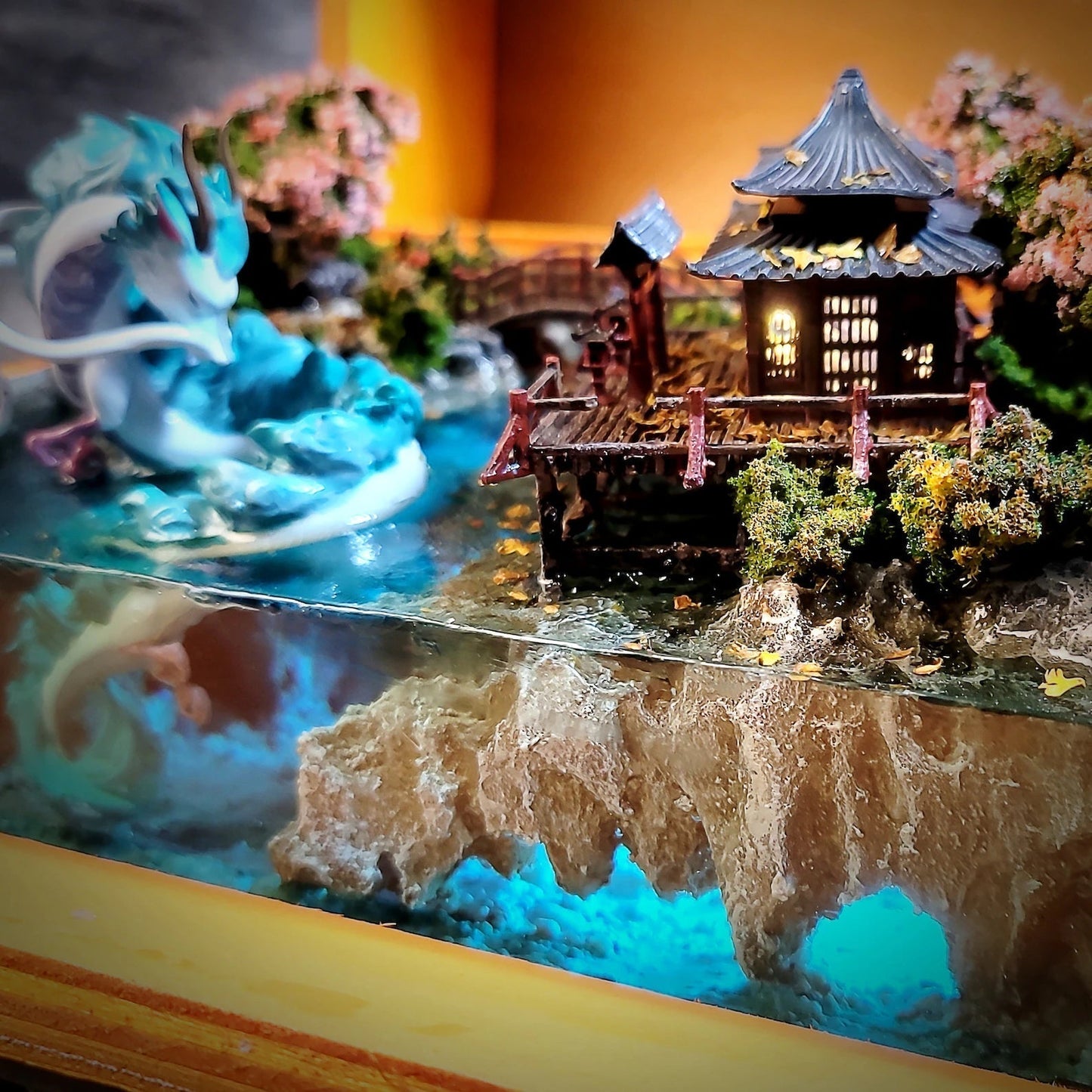 Dragon Haku Ghibli Japan Temp Diorama Treasure Mistery Box Gift