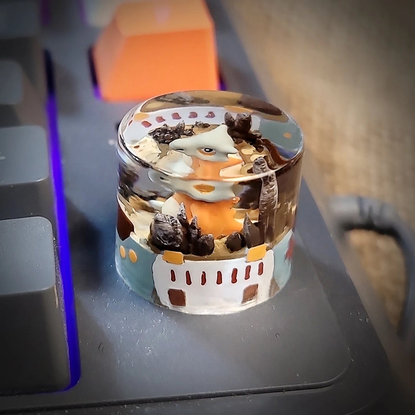 Pokemon Cubone Garagara Keyboard Knob Artisan Keycaps