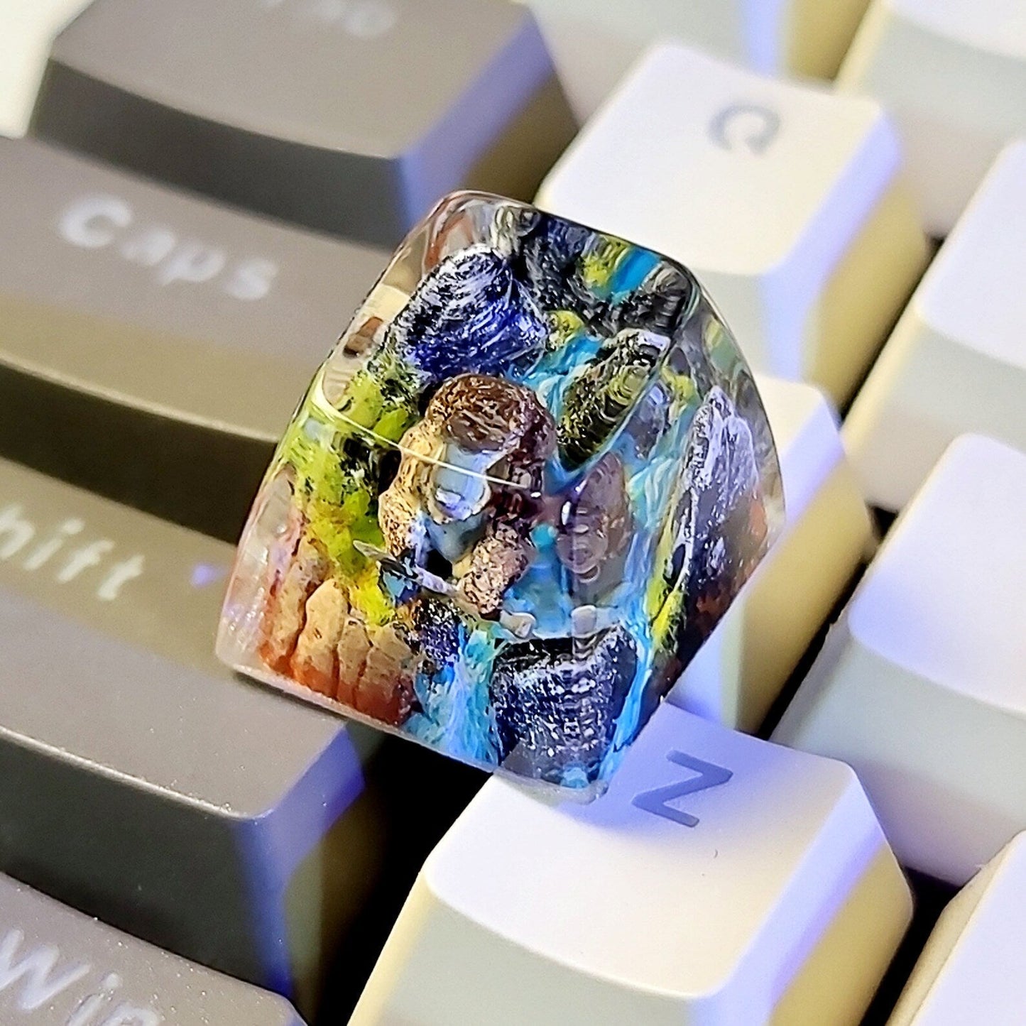 King Kong Kaiju Artisan Keycaps Epoxy Resin - ArtFIGU