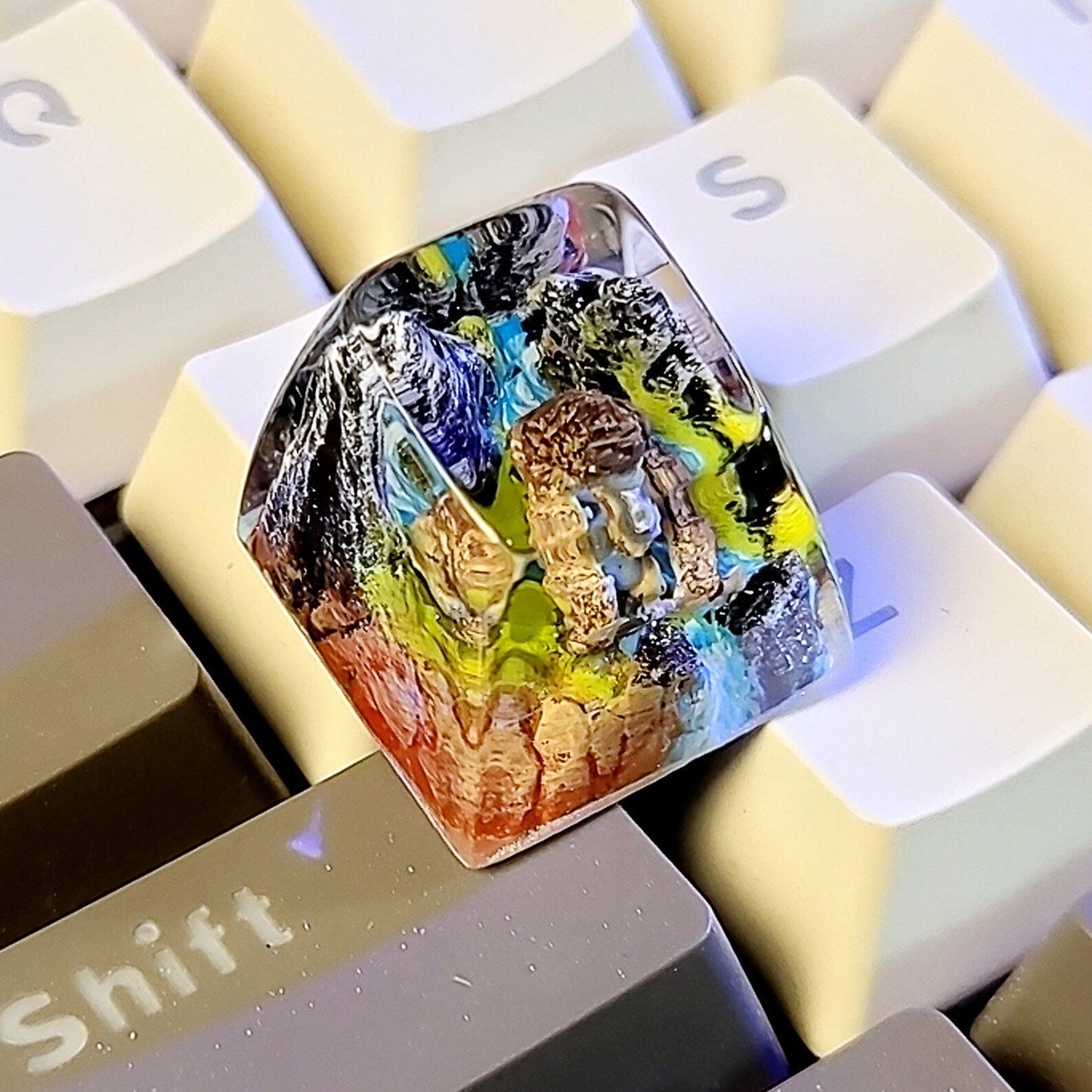 King Kong Kaiju Artisan Keycaps Epoxy Resin - ArtFIGU
