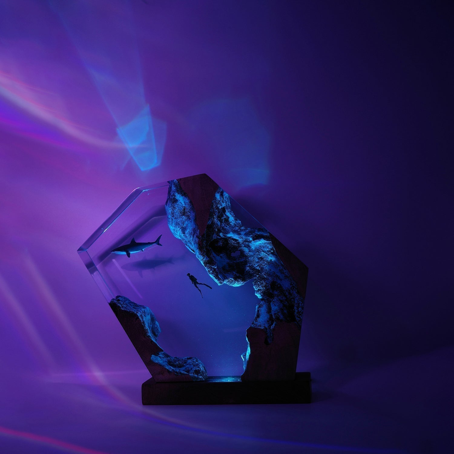 Seahorses - High Quality Epoxy Resin Lamp - ArtFIGU