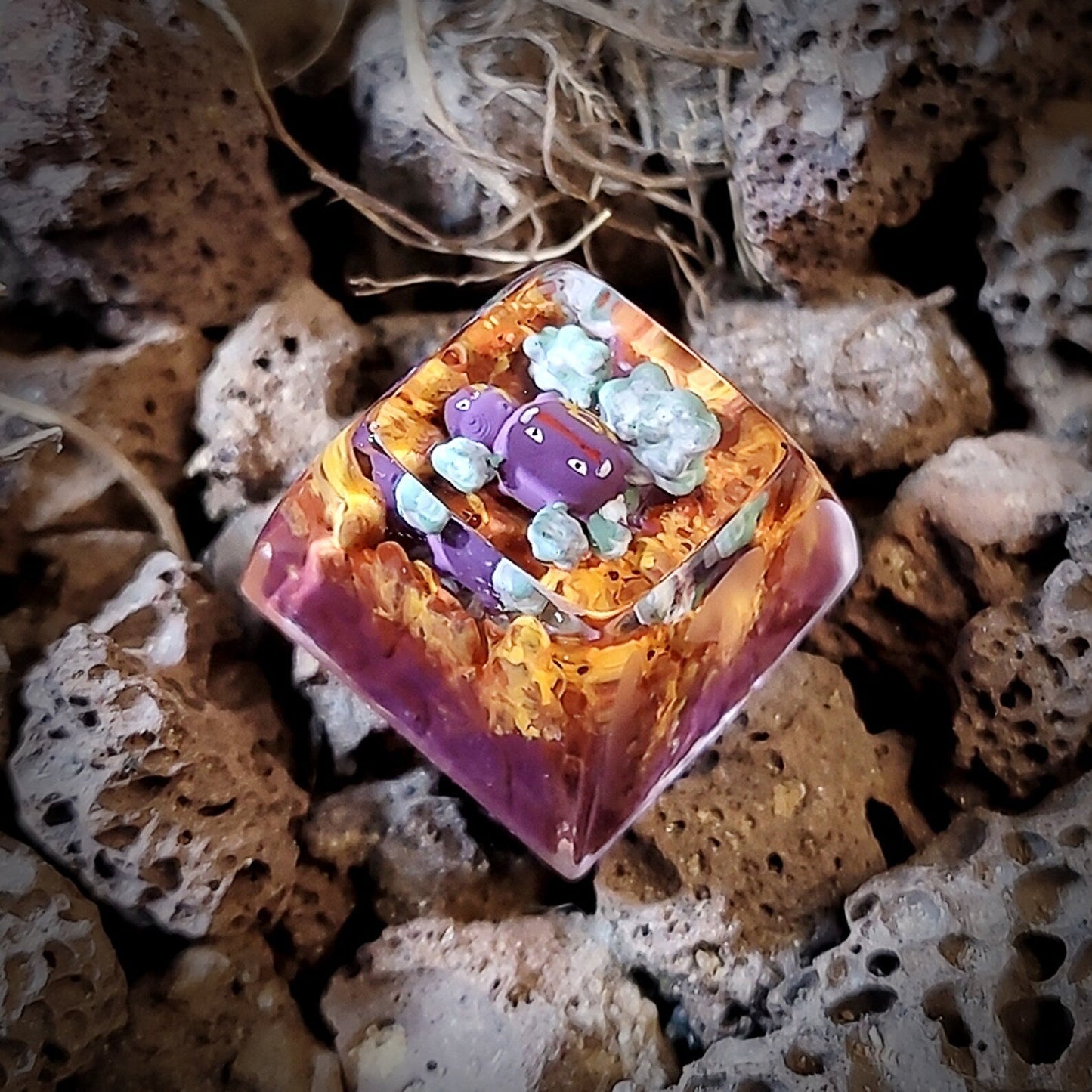 Pokemon Vulpix Artisan Keycaps 2.0