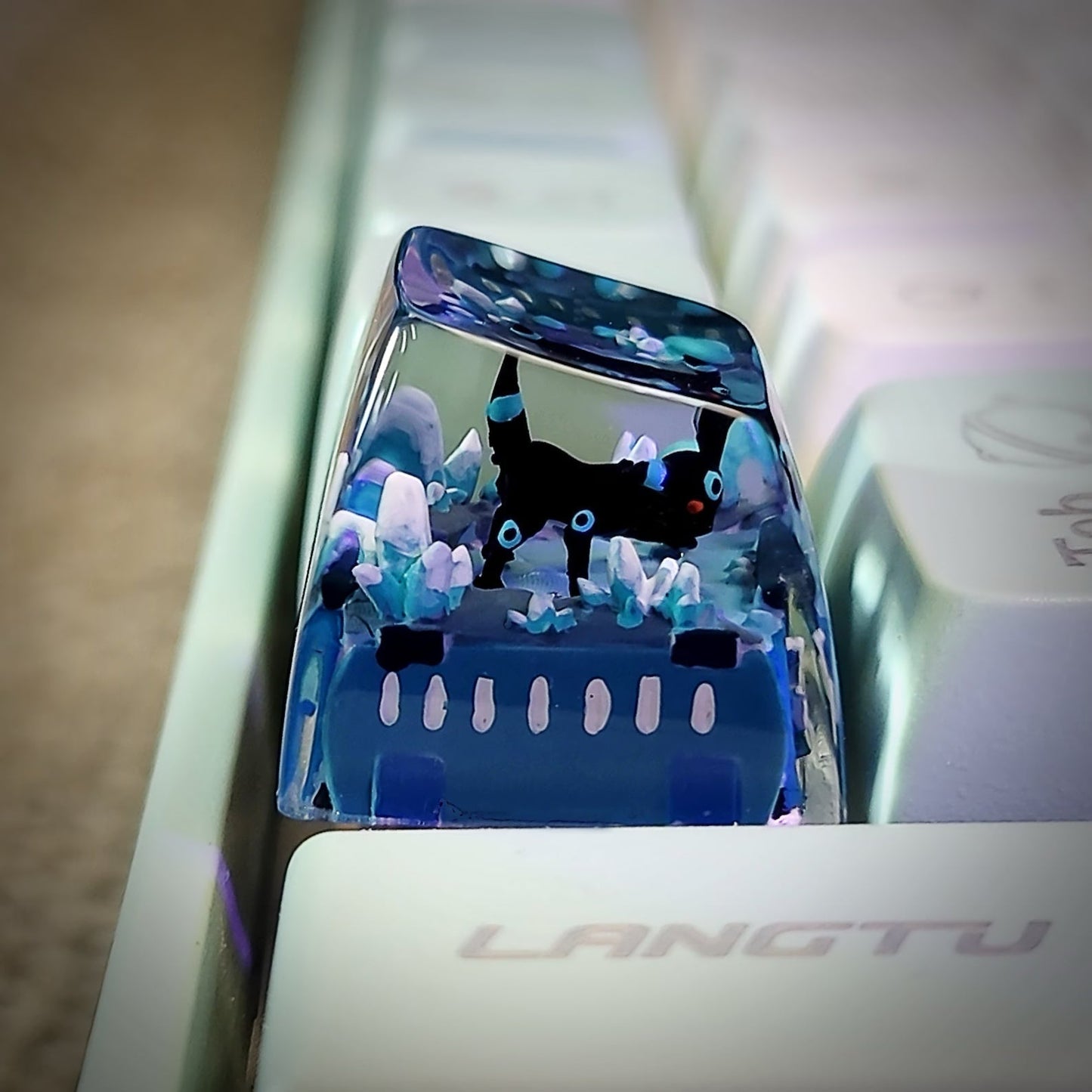 Pokemon Umbreon Artisan Keycaps