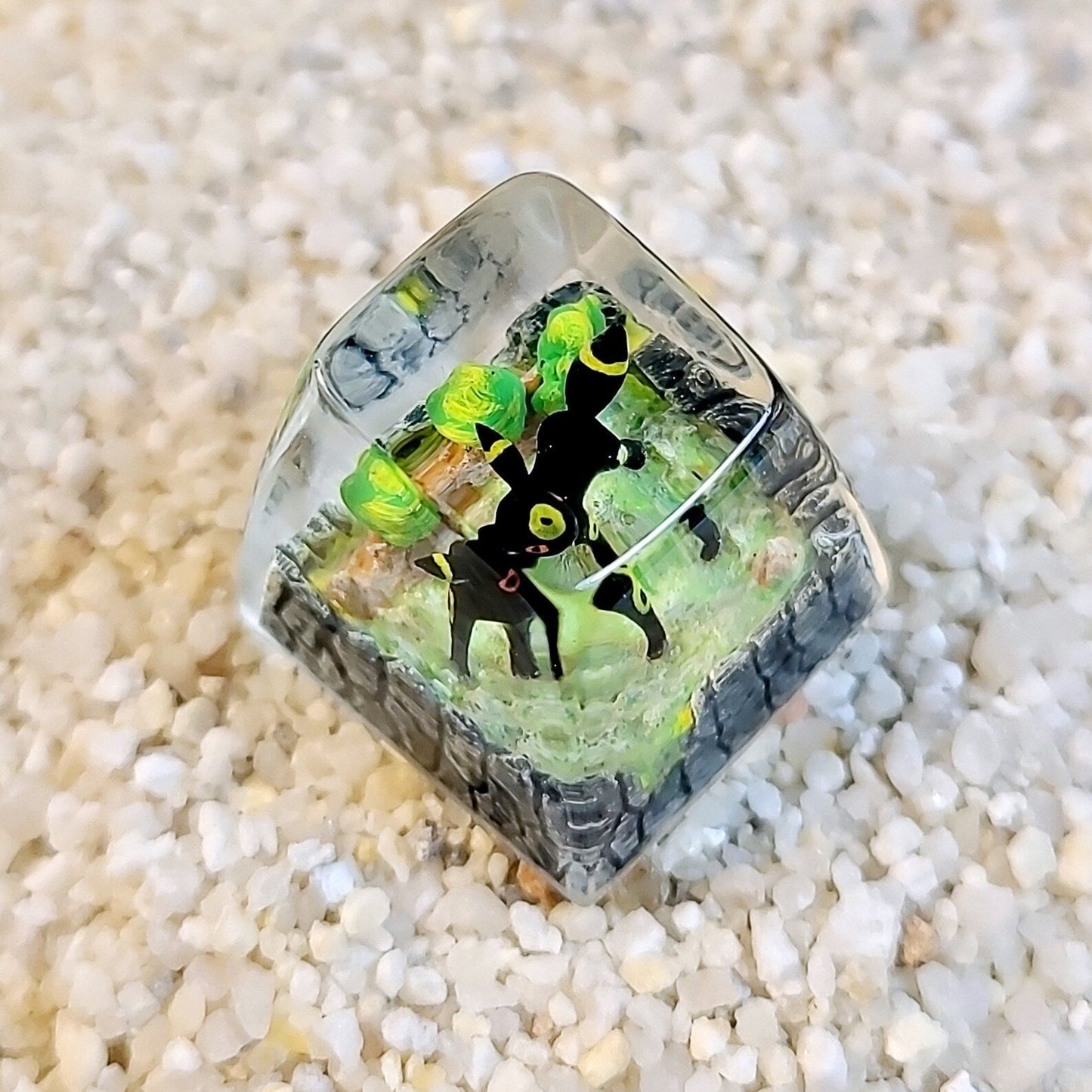 Pokemon Umbreon Artisan Keycaps