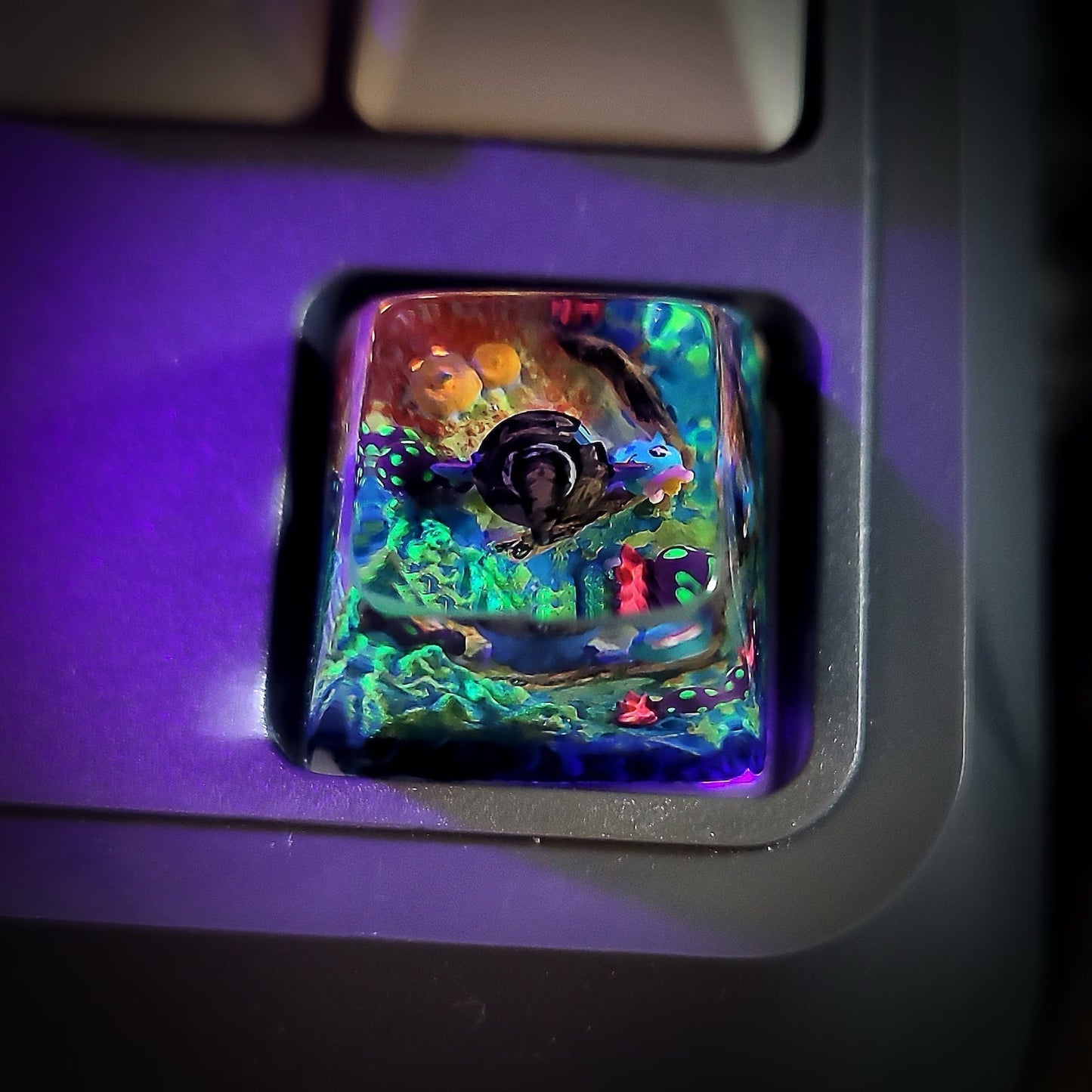 Lilo & Stitch Halloween Artisan Keycaps Epoxy Resin - ArtFIGU