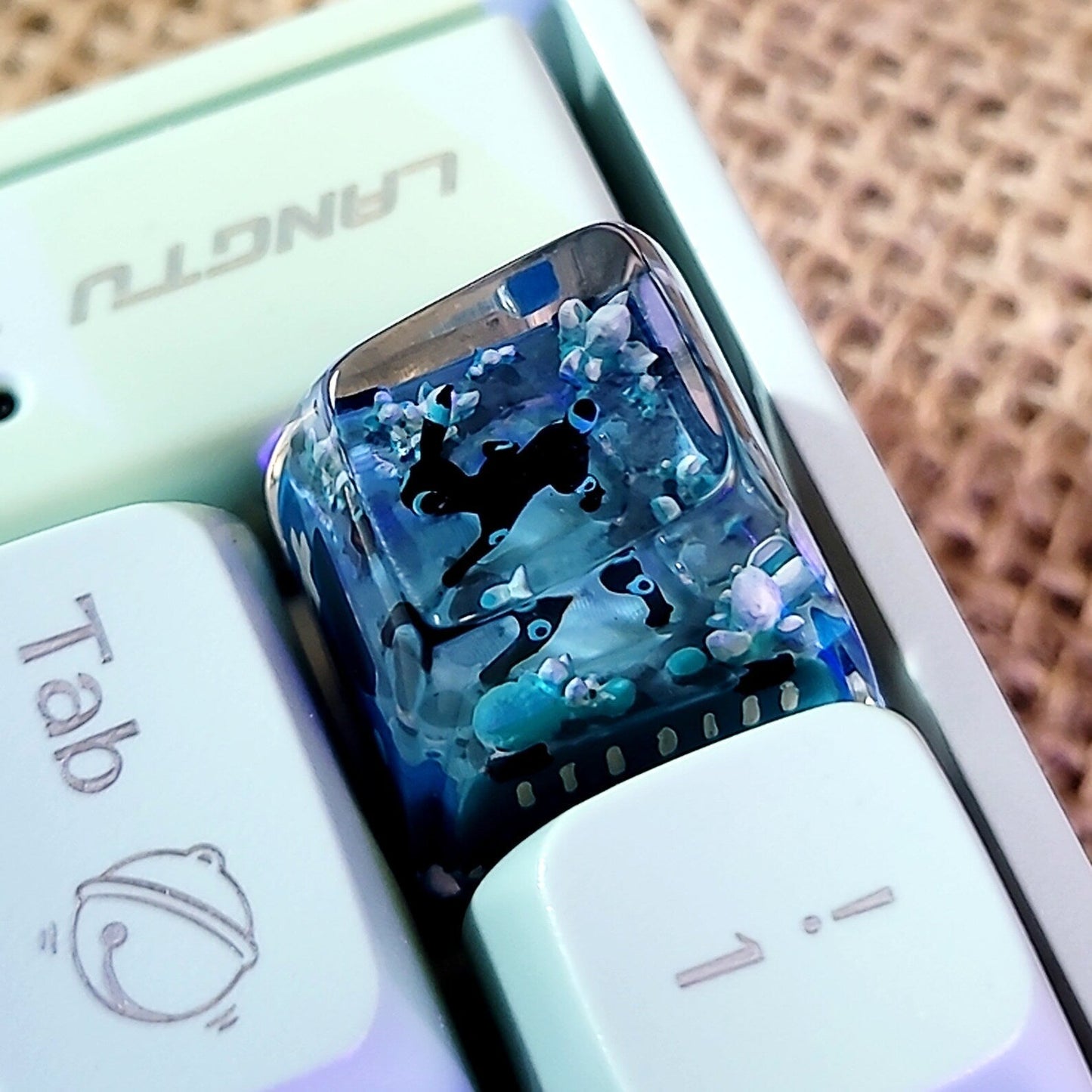 Pokemon Umbreon Artisan Keycaps