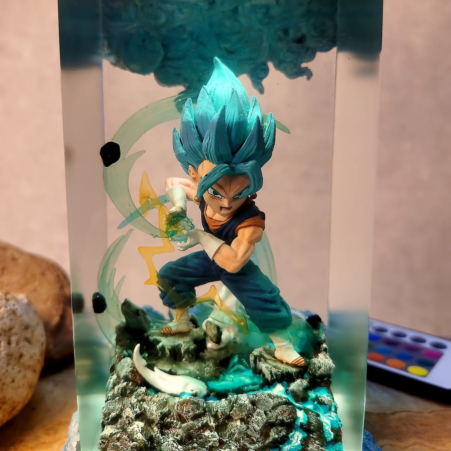 Dragon Ball Gogeta Chibi Diorama Wireless Lights
