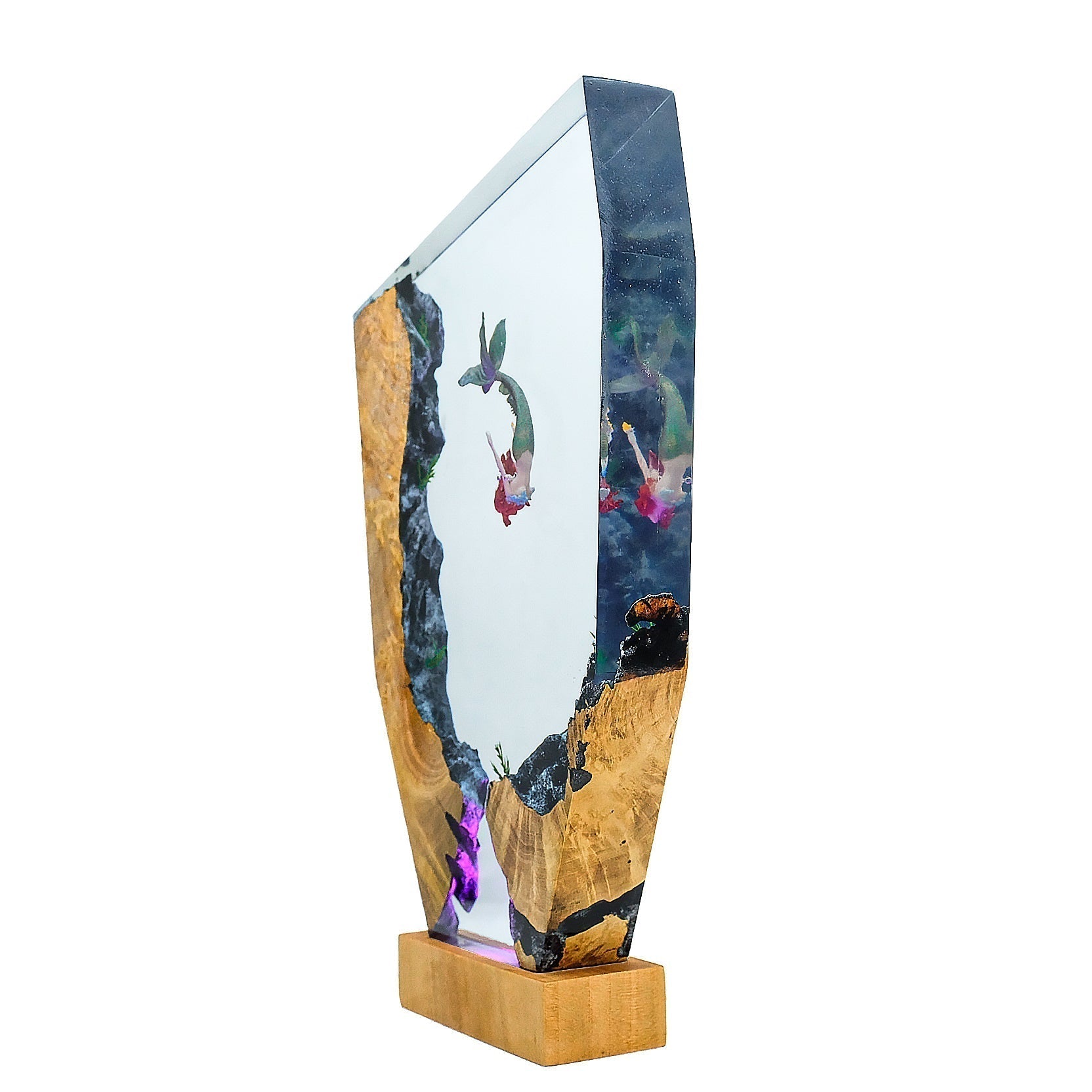 Mermaid Deep Sea Exploration - High Quality Epoxy Resin Lamp - ArtFIGU
