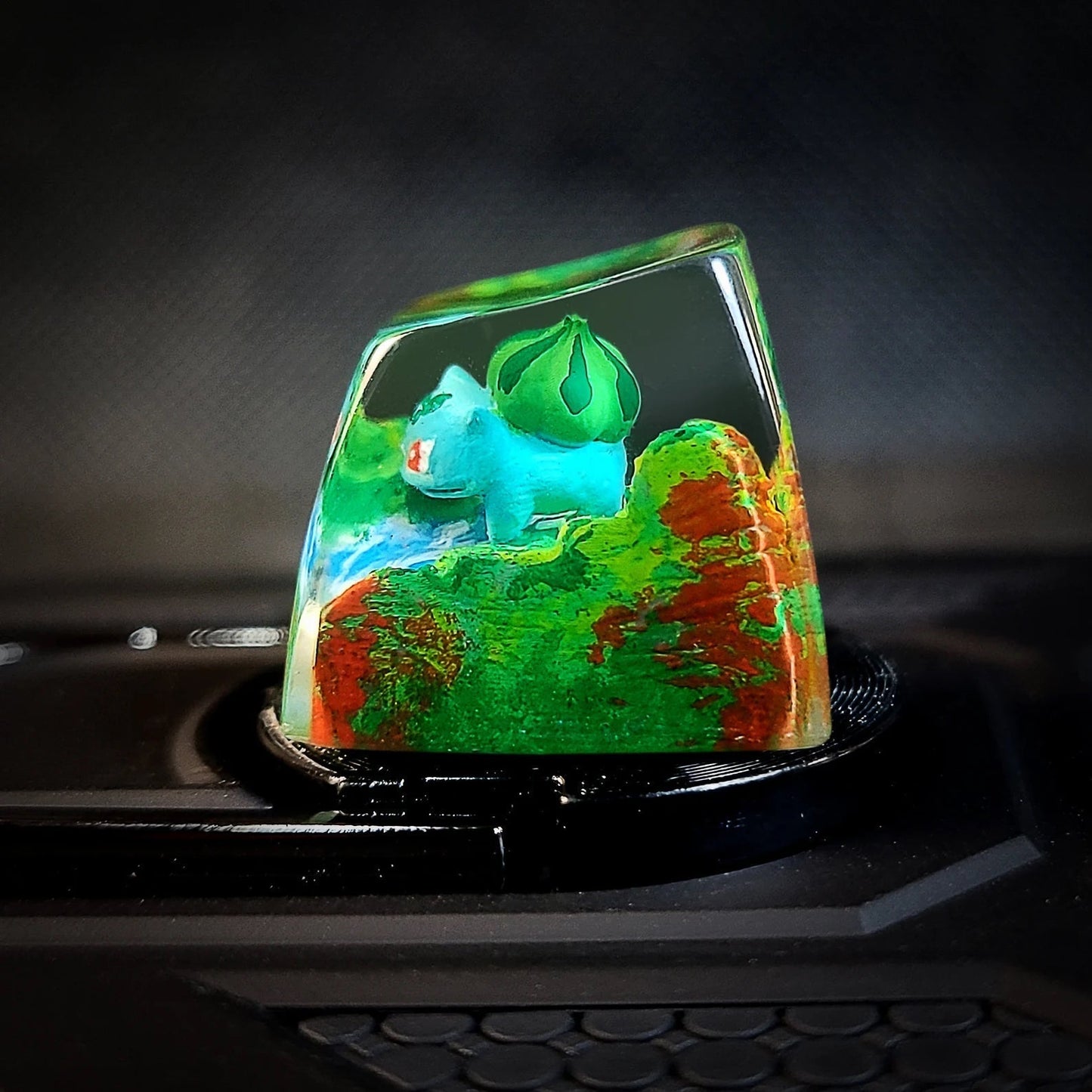 Pokemon Bulbasaur Fushigidane Artisan Keycaps