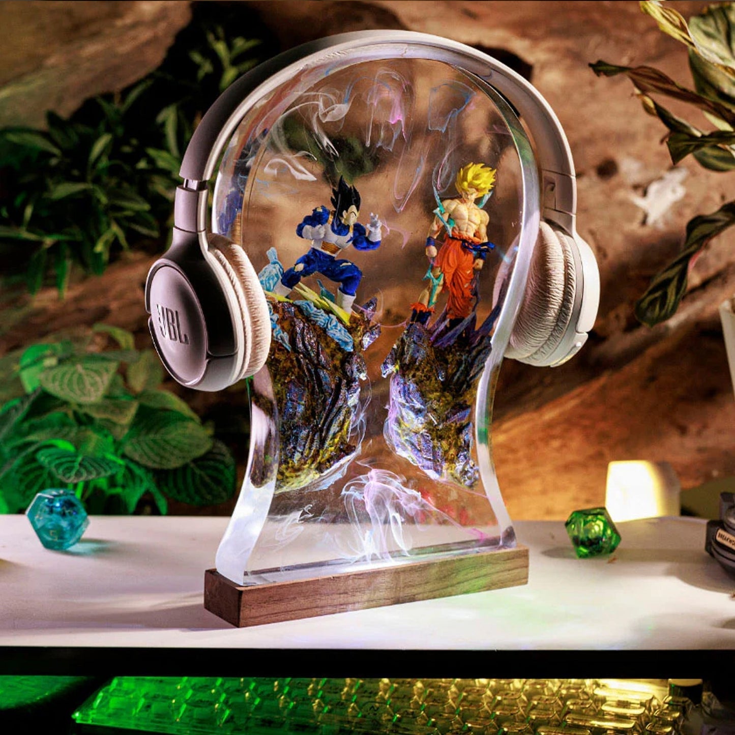 Dragon Ball Vegeta Goku Headphone Stand