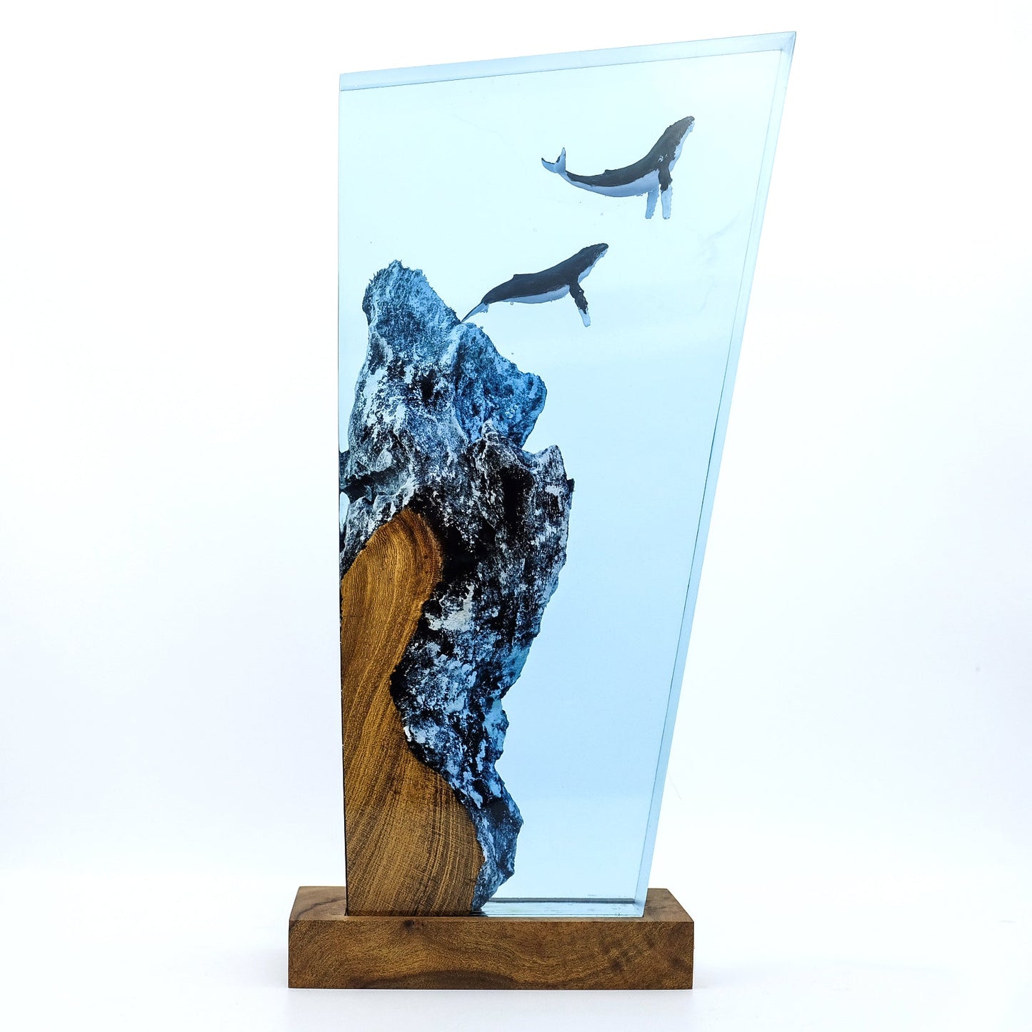 Humpback Whales - High Quality Epoxy Resin Lamp - ArtFIGU