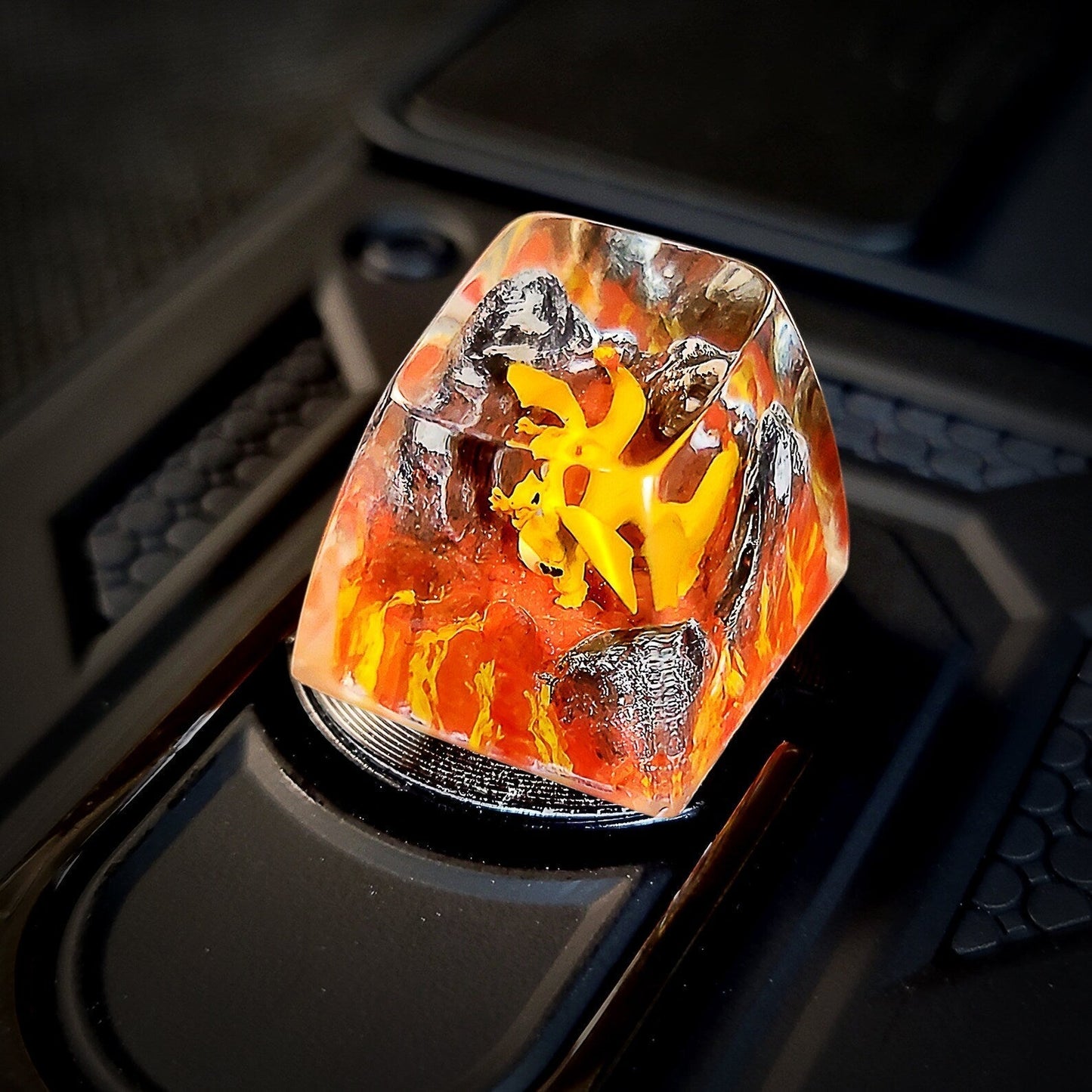 Pokemon Charizard 2.0 Artisan Keycaps