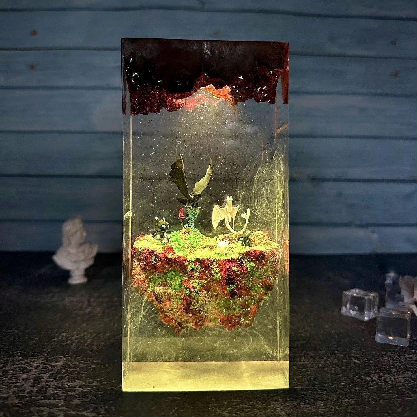 How To Train Your Dragon Family Toothless and Light Fury