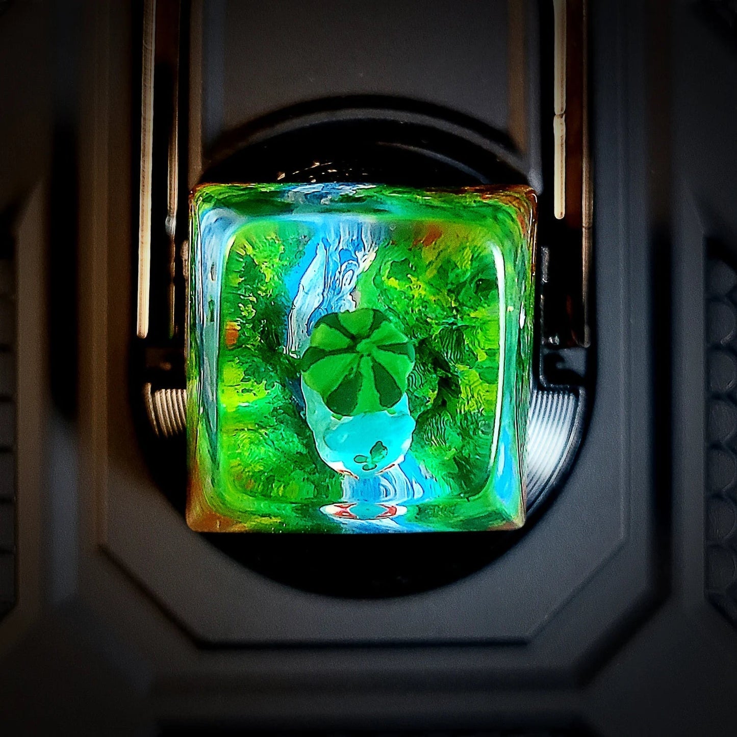 Pokemon Bulbasaur Fushigidane Artisan Keycaps