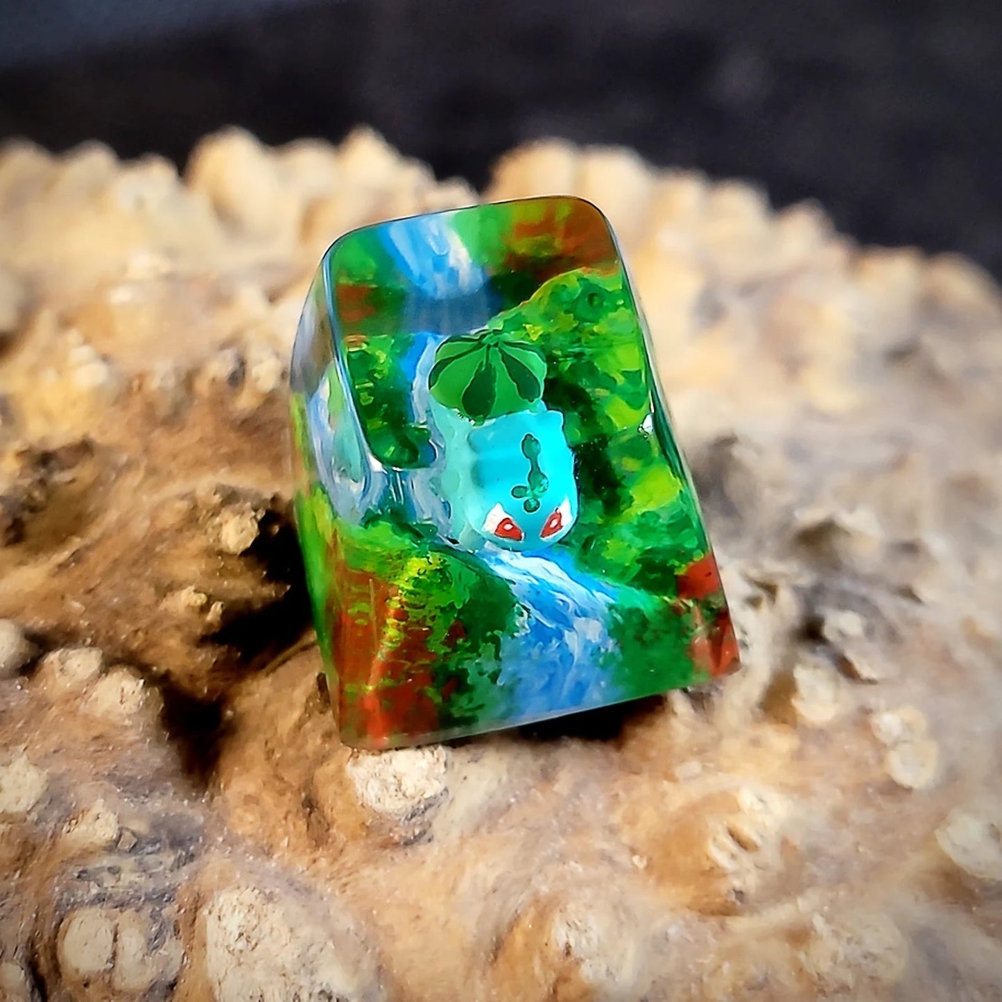 Pokemon Bulbasaur Fushigidane Artisan Keycaps
