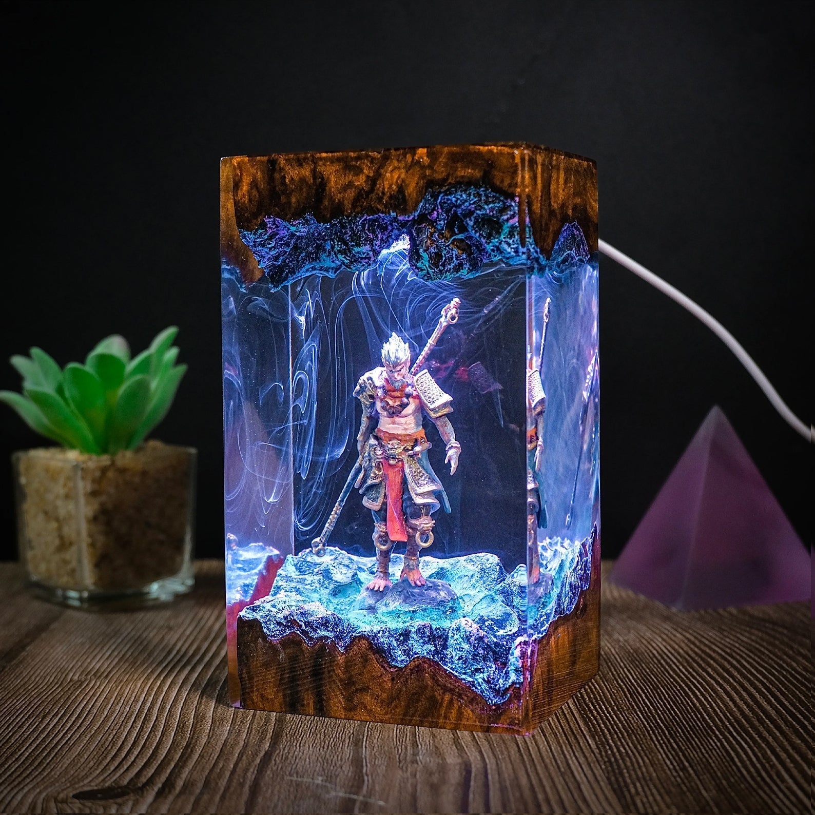 Black Myth Wukong Epoxy Resin Lamp - ArtFIGU