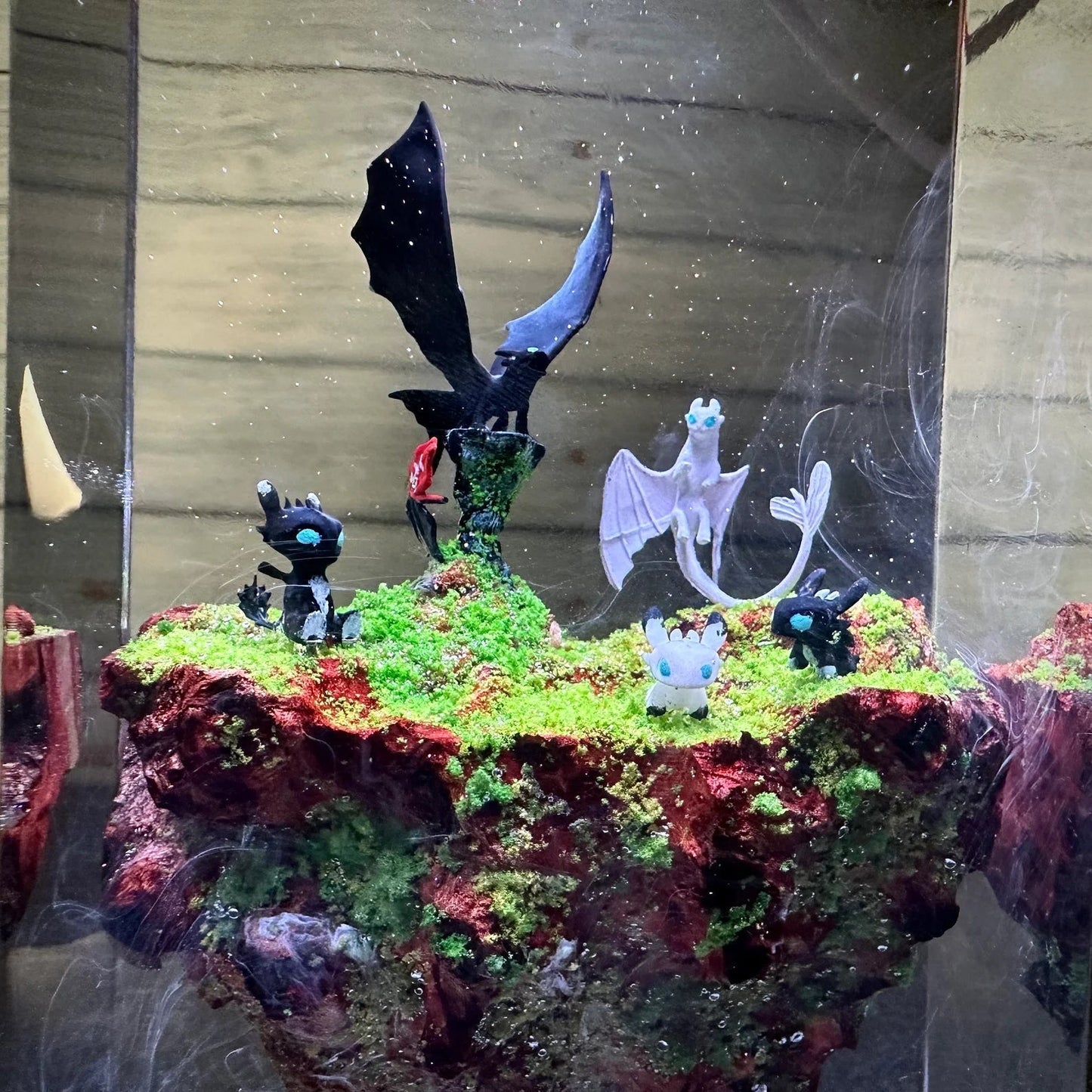 How To Train Your Dragon Family Toothless and Light Fury