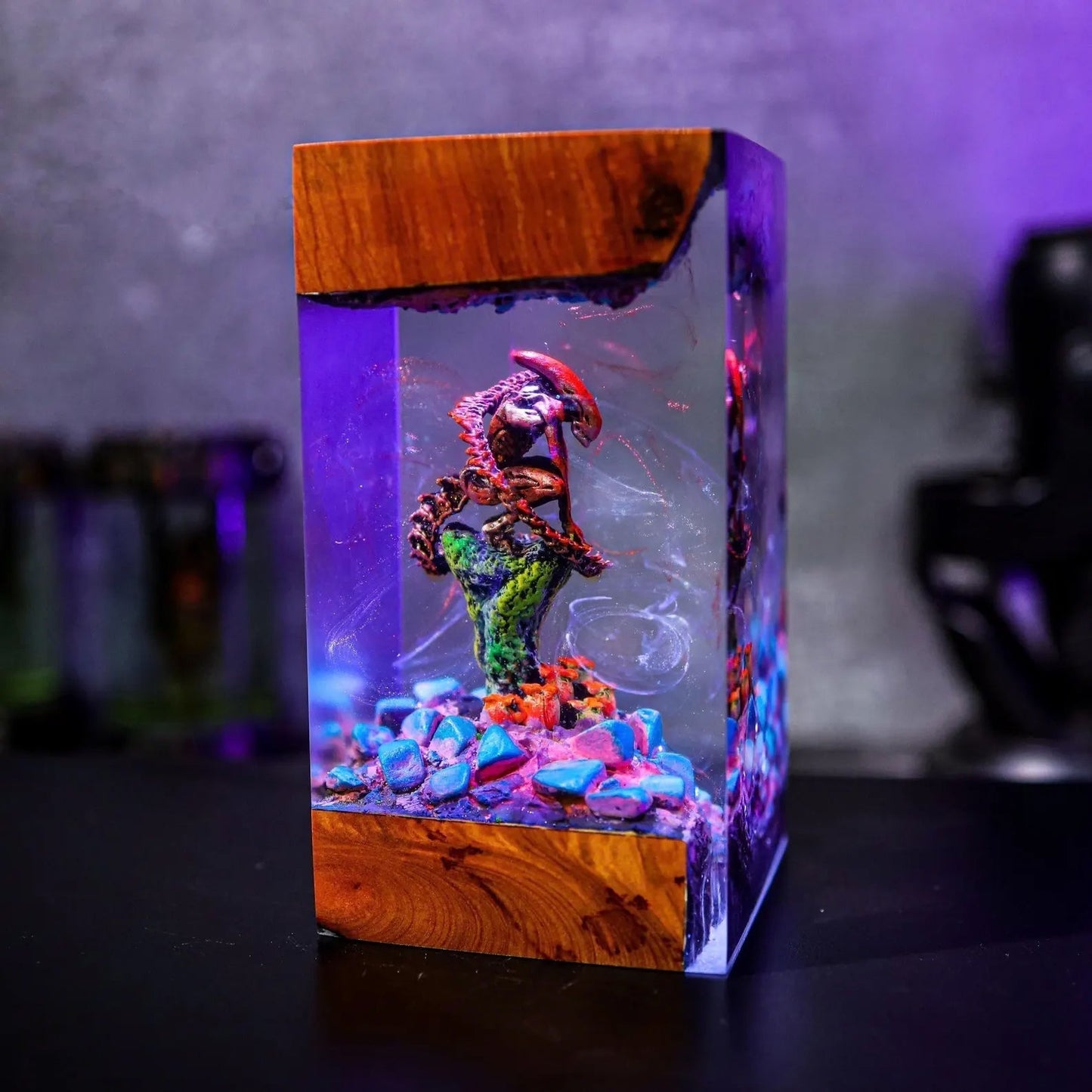 Godzilla King Of The Monsters Epoxy Resin Lamp - ArtFIGU