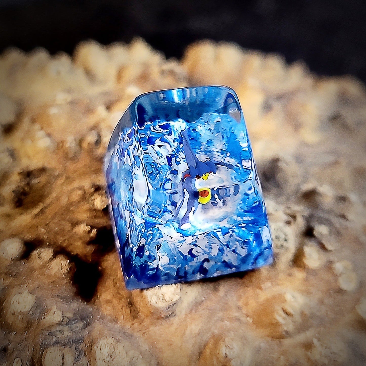 Pokemon Garchomp Artisan Keycaps