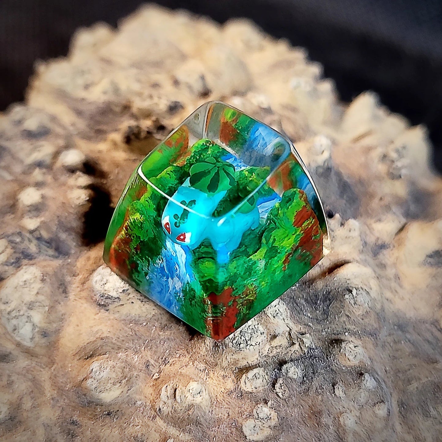 Pokemon Bulbasaur Fushigidane Artisan Keycaps
