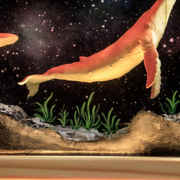 Universe Humpback Whale Epoxy Resin Lamp, Night Light - ArtFIGU